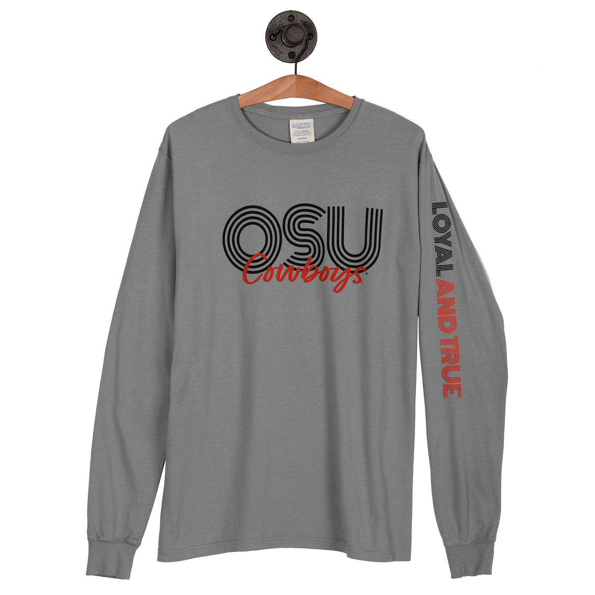 OSU L/S GRAY TEE - OSULSGT