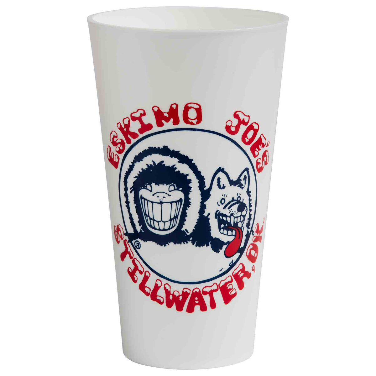 JOE'S WHITE PLASTIC TUMBLER - JWPT