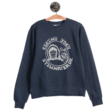 Buy navy-hthr CLASSIC HEATHERED CREW SWEAT - CHC