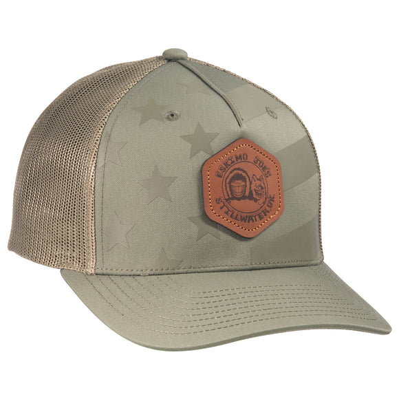 ETCHED LEATHER PATCH HAT