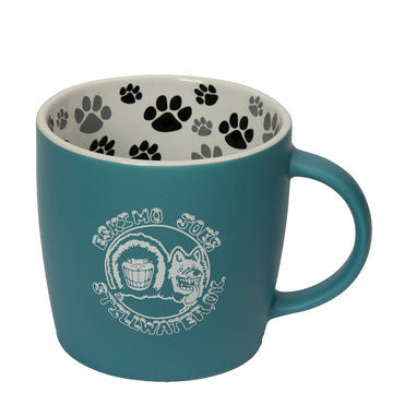 INSIDE PAW PRINT COFFEE MUG