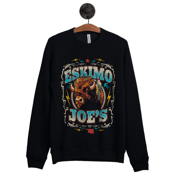 JOE'S BUFFALO RAGLAN SWEAT - JBS - Eskimo Joe's Clothes