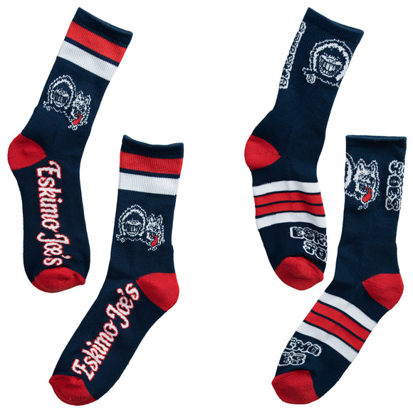 JOE'S DUO 2 PACK SOCKS - JD2PS - Eskimo Joe's Clothes