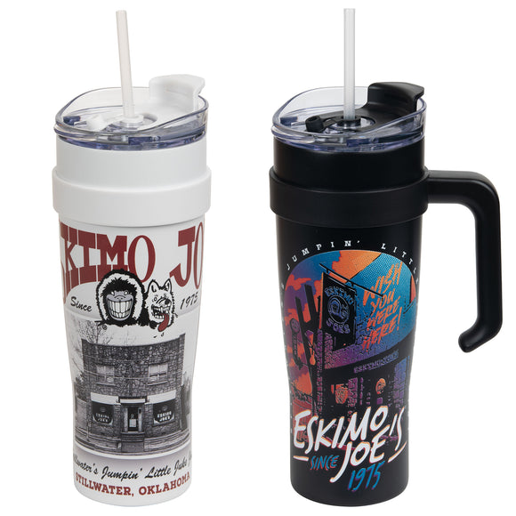JOE'S HANDLED TRAVEL TUMBLER - JHTT - Eskimo Joe's Clothes