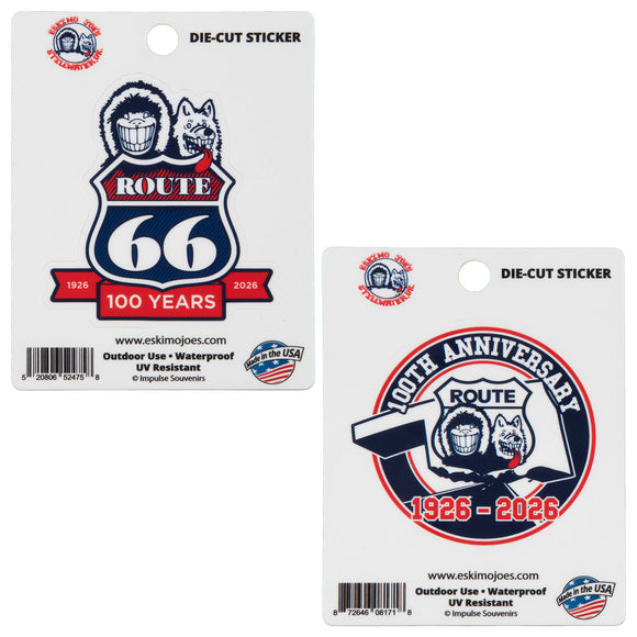 JOE'S ROUTE 66 STICKERS - JRSSS - Eskimo Joe's Clothes