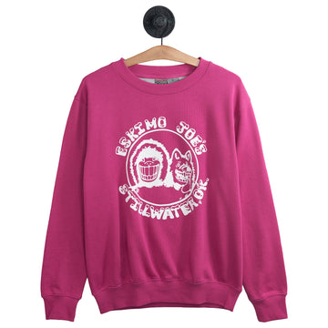 Buy hot-pink JOE'S SUEDED FLEECE CREW - JSFC