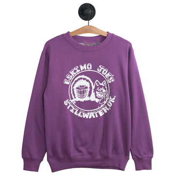 Buy hot-purple JOE'S SUEDED FLEECE CREW - JSFC