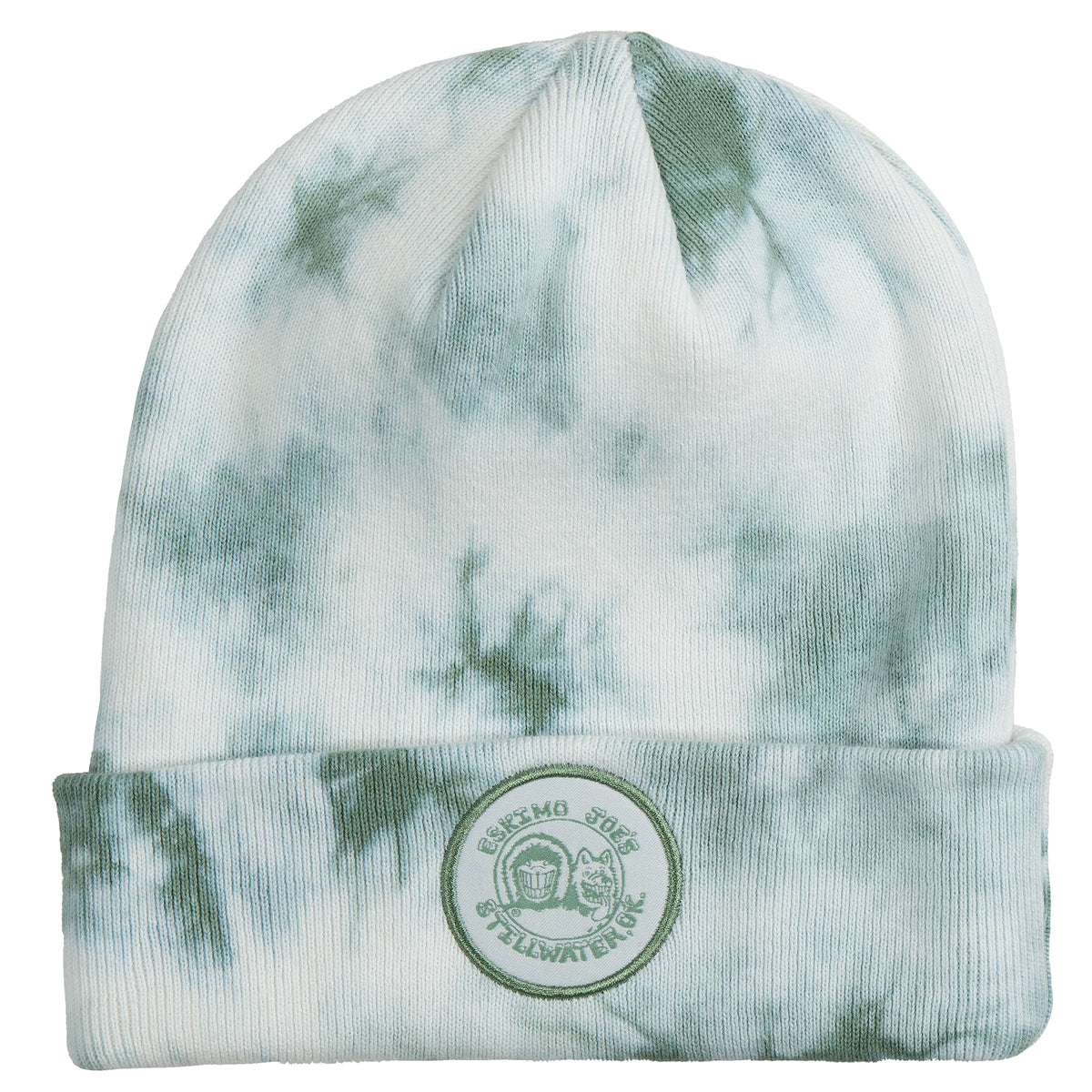 jocelyn Aqua Tie-Dye Beanie with White Pom Aqua Beanie Hats for Women for sale | eBay main image 2