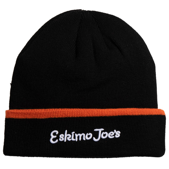 KNIT BEANIE WITH TRIM ON CUFF - KBWT