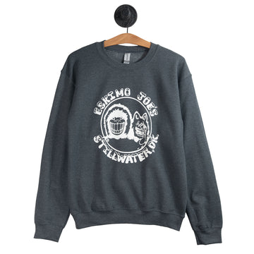 Buy dark-heather LIGHTWEIGHT ADULT SWEAT SHIRT - LAS