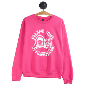 Buy hot-pink LIGHTWEIGHT ADULT SWEAT SHIRT - LAS