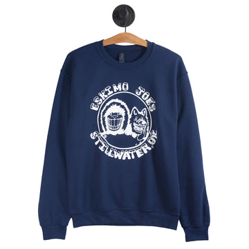 Buy navy LIGHTWEIGHT ADULT SWEAT SHIRT - LAS