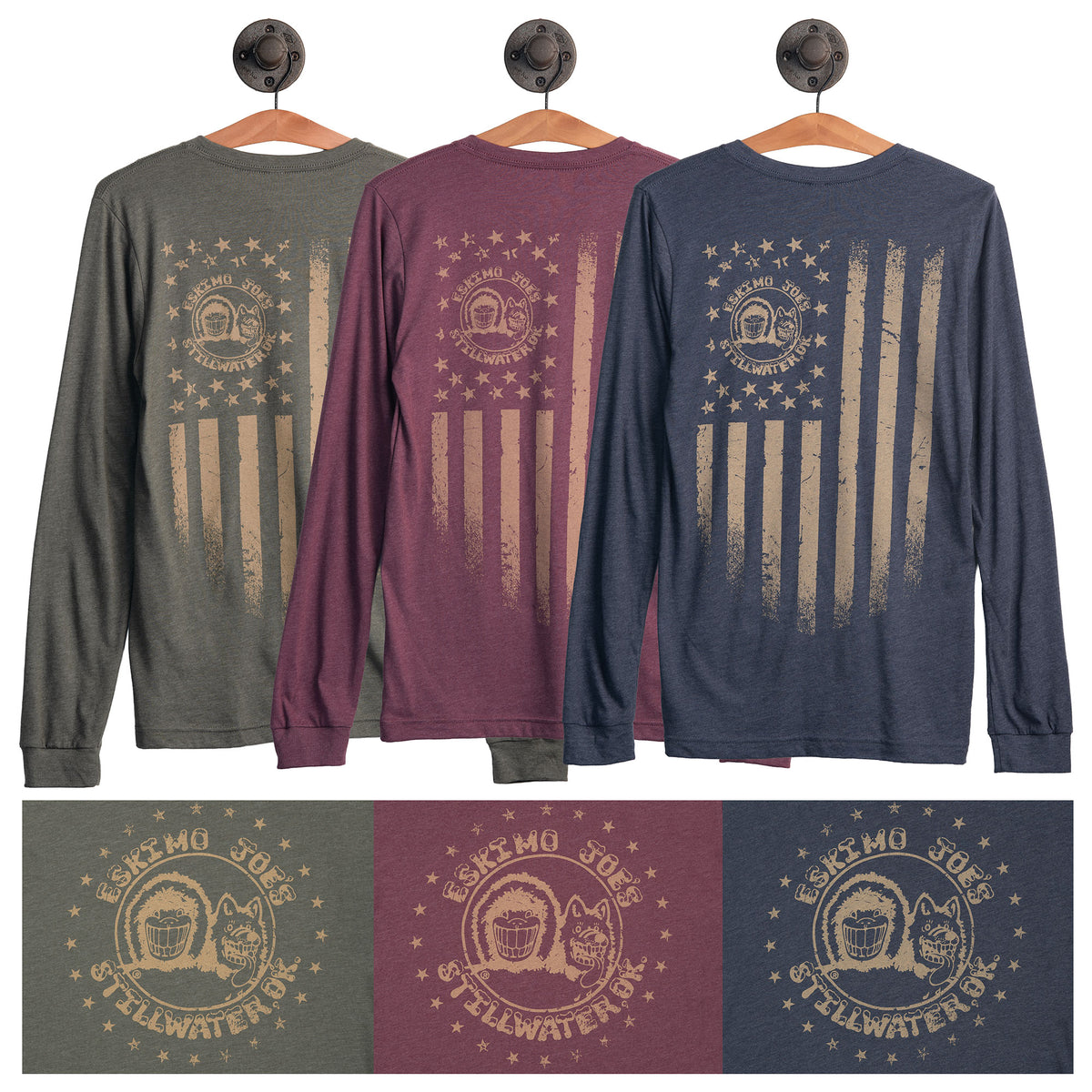 L/S FLAG TEE - LSAFT