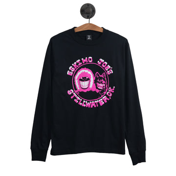 Buy black-hot-pink CLASSIC LONG SLEEVE TEES