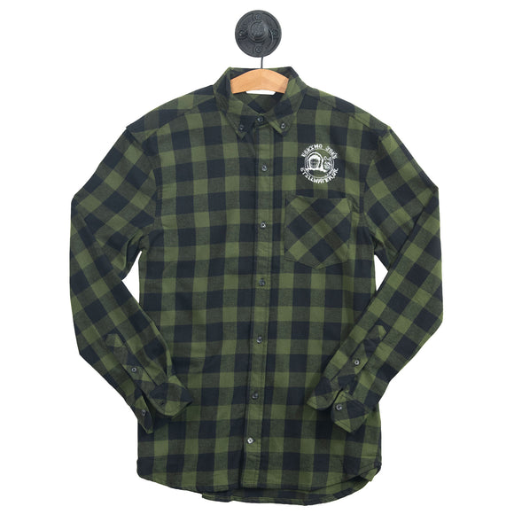 MENS FLANNEL BUTTON DOWN SHIRT