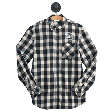 MENS FLANNEL BUTTON DOWN SHIRT - 0