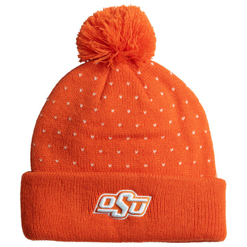 OSU DOTTED KNIT HAT - OSUDKH - Eskimo Joe's Clothes