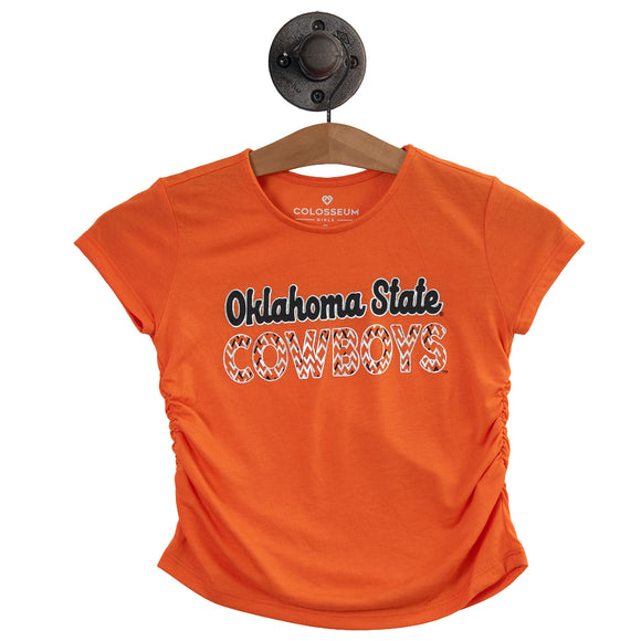 OSU GIRLS BREE RUCHED TEE - OSUGBRT