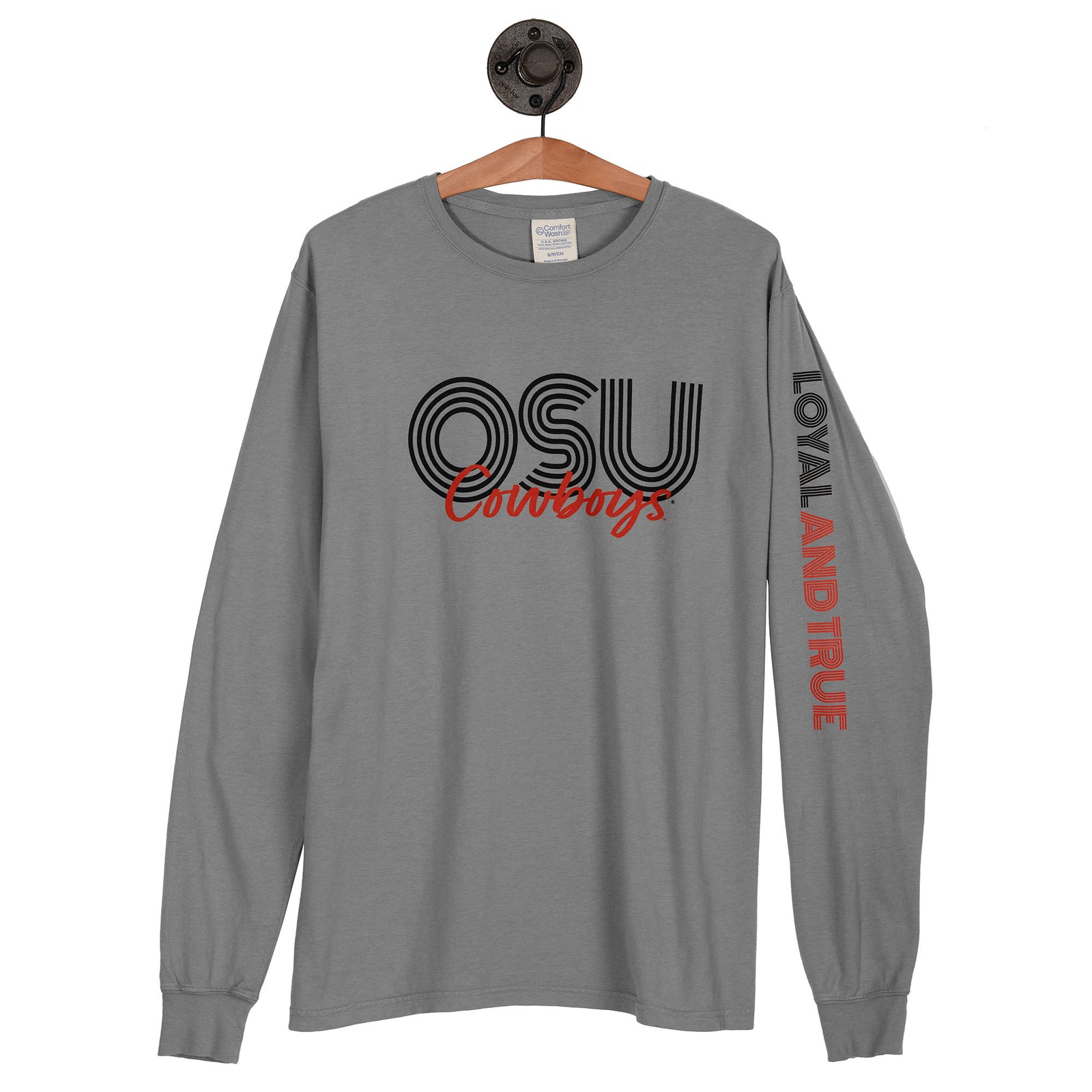 OSU L/S GRAY TEE - OSULSGT