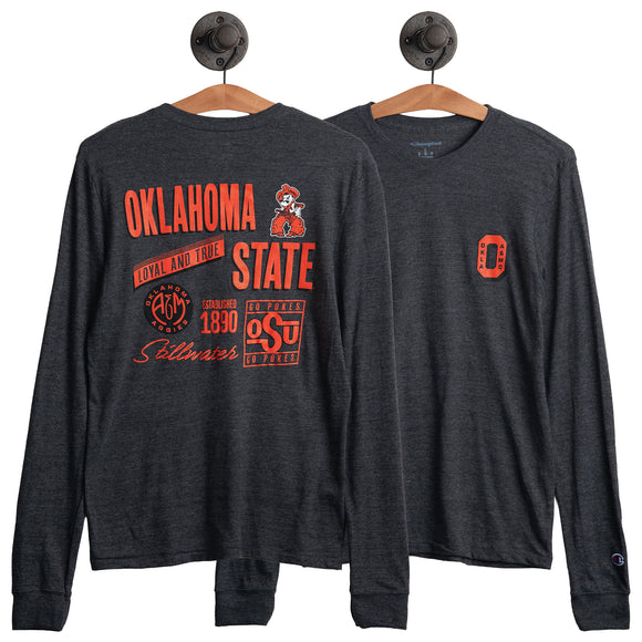 OSU L/S TRI-BLEND TEE - OSULSTBT