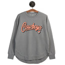 OSU MELANGE PONCHO- FLEECE - OSUMPF-2