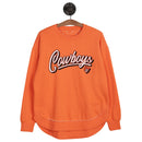 OSU MELANGE PONCHO- FLEECE - OSUMPF-1