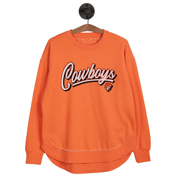 OSU MELANGE PONCHO- FLEECE - OSUMPF