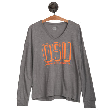 OSU LADIES SLUB L/S TEE - OSUSLST - Eskimo Joe's Clothes