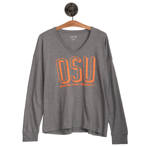 OSU LADIES SLUB L/S TEE - OSUSLST - Eskimo Joe's Clothes