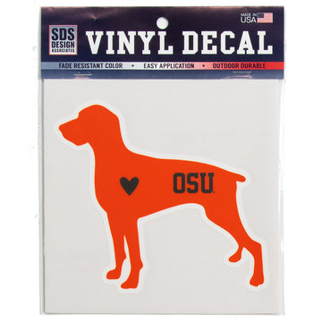 Buy dog-standing OSU VINYL DECALS - OSUVD