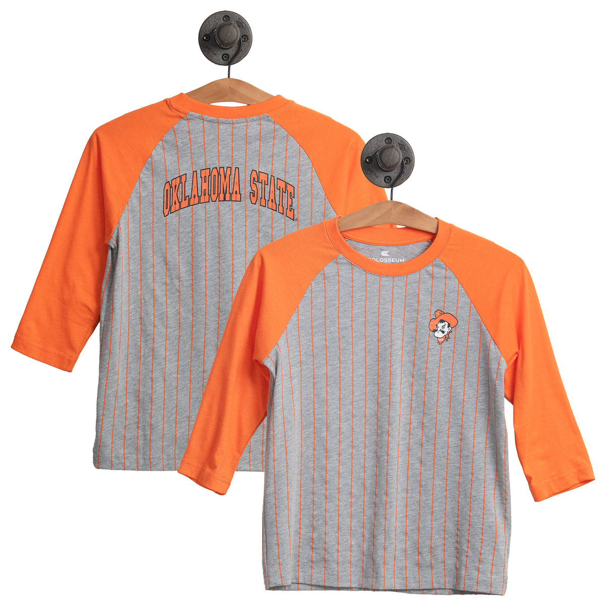 OSU YTH FIREHAWKS 3/4 RAGLAN T - OSUYFRT - Eskimo Joe's Clothes