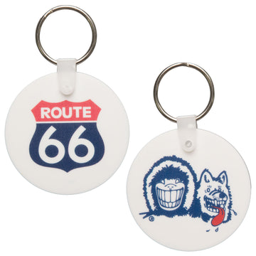 Buy white ROUTE 66 KEY TAG - R66KT