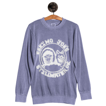 Buy lavender SOFT CREW WITH CHENEILLE - SCWC