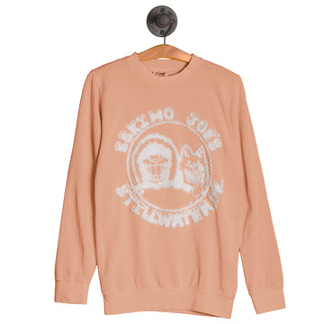 Buy tangerine SOFT CREW WITH CHENEILLE - SCWC