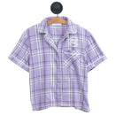 WOMENS FLANNEL PAJAMA TOP-1