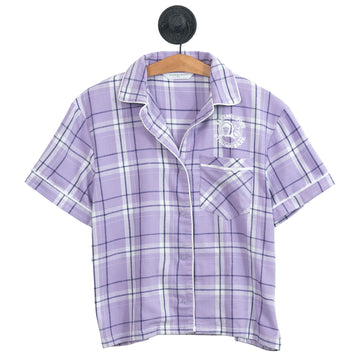 WOMENS FLANNEL PAJAMA TOP