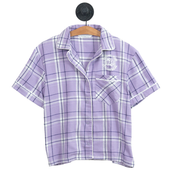 WOMENS FLANNEL PAJAMA TOP