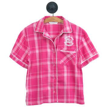 WOMENS FLANNEL PAJAMA TOP - 0