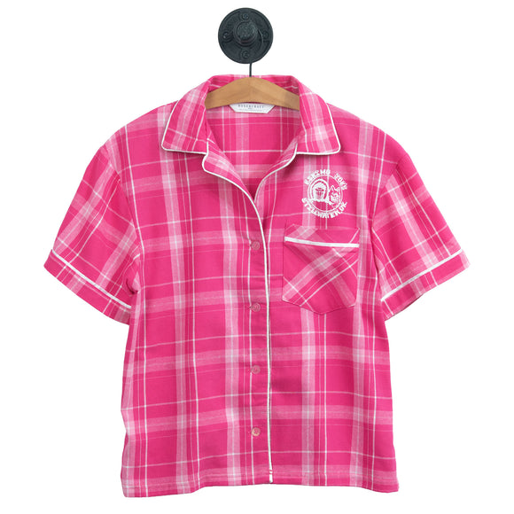 WOMENS FLANNEL PAJAMA TOP