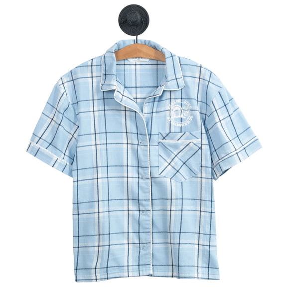 WOMENS FLANNEL PAJAMA TOP