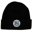 WOVEN LABEL PATCH KNIT HAT - WLKH-1