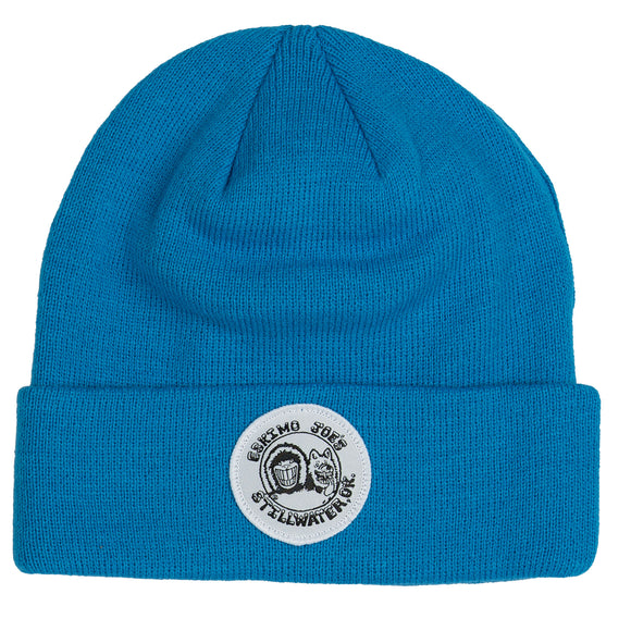 WOVEN LABEL PATCH KNIT HAT - WLKH