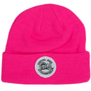 WOVEN LABEL PATCH KNIT HAT - WLKH-3
