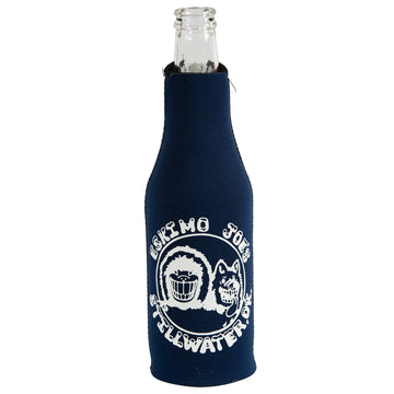 Buy navy ZIPPERED BOTTLE COOLIE