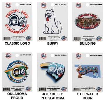 JOE'S DIE CUT STICKERS - JDCS - Eskimo Joe's Clothes