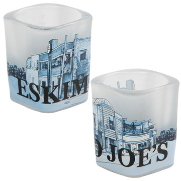 JOE'S FROSTED SQUARE SHOT GLAS - JFSSG - Eskimo Joe's Clothes