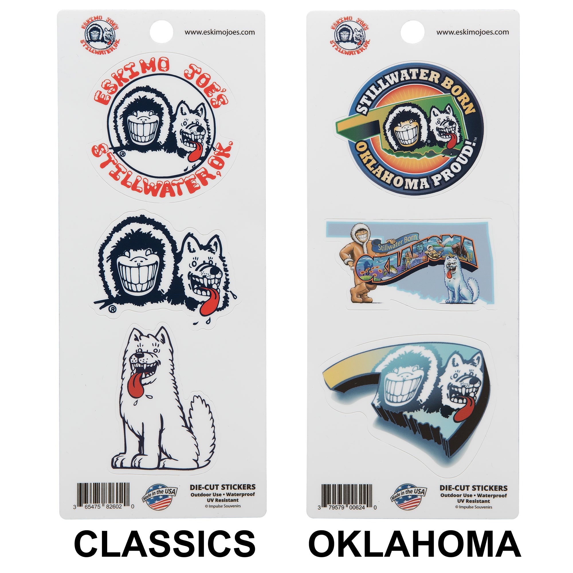 JOE'S STICKER SHEET - JSH | Eskimo Joe's Clothes