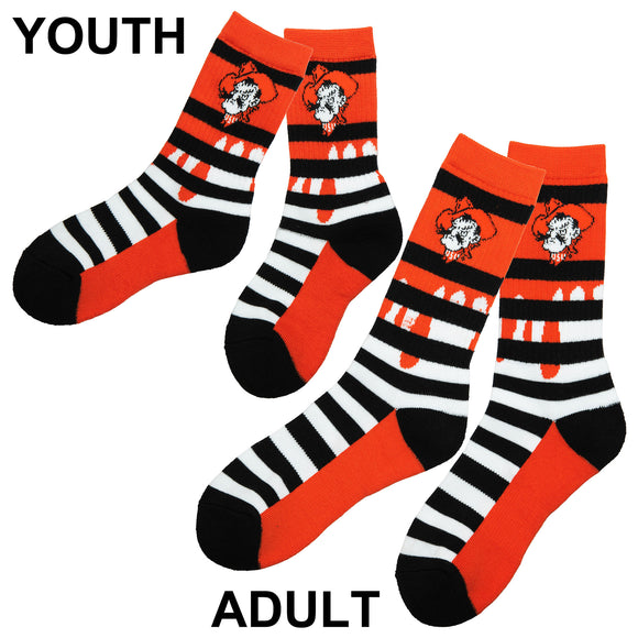OSU DRIP CREW STRIPE SOCKS - OSUDCSS - Eskimo Joe's Clothes